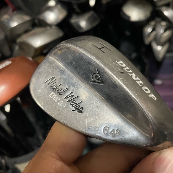 RH Dunlop Nickel H Wedge 64° DW 03 Stainless Mid Firm Shaft - Picture 7 of 7